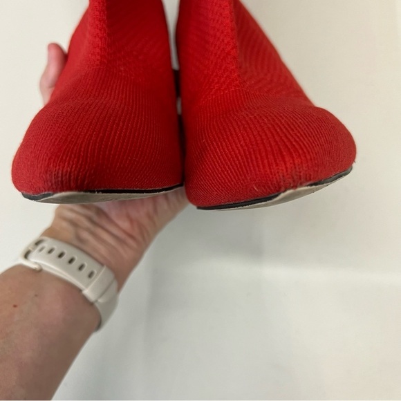MIA McKinley Red Sock Boots Booties Size 8.5 - Picture 5 of 10